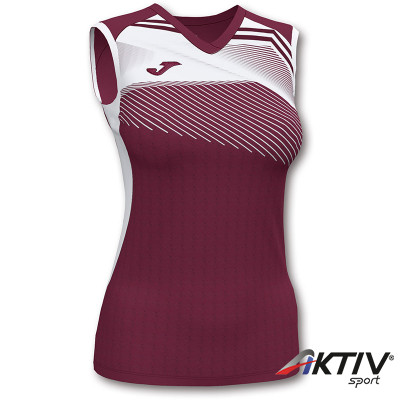 Röplabda mez Joma Supernova II női ujjatlan burgundi piros-fehér XL