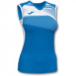 Röplabda mez Joma Supernova II női ujjatlan kék-fehér XL Röplabda mezek Joma