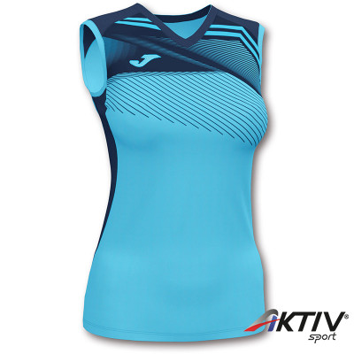 Röplabda mez Joma Supernova II női ujjatlan türkizkék-sötétkék XL