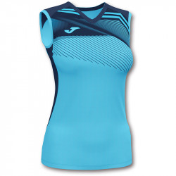 Röplabda mez Joma Supernova II női ujjatlan türkizkék-sötétkék XL Röplabda mezek Joma