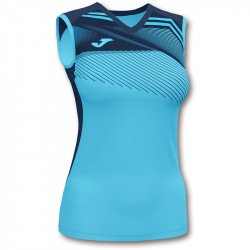 Röplabda mez Joma Supernova II női ujjatlan türkizkék-sötétkék XL Röplabda mezek Joma