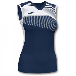 Röplabda mez Joma Supernova II női ujjatlan sötétkék-fehér XL Röplabda mezek Joma