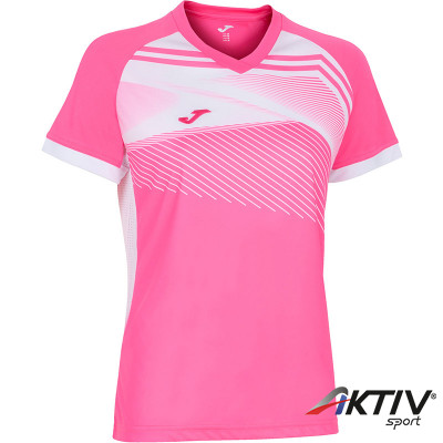 Röplabda mez Joma Supernova II női rövid ujjú rózsaszín-fehér XL