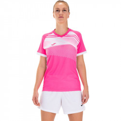 Röplabda mez Joma Supernova II női rövid ujjú rózsaszín-fehér XL