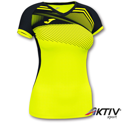 Röplabda mez Joma Supernova II női rövid ujjú sárga-fekete XL