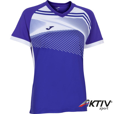 Röplabda mez Joma Supernova II női rövid ujjú lila-fehér XL