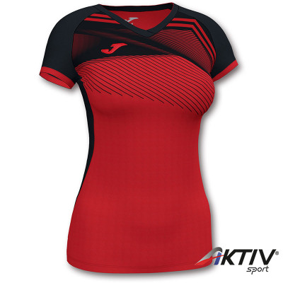 Röplabda mez Joma Supernova II női rövid ujjú piros-fekete XL