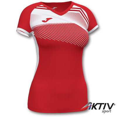 Röplabda mez Joma Supernova II női rövid ujjú piros-fehér XL