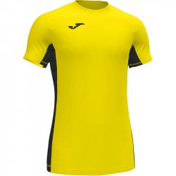 Röplabda mez Joma Superliga férfi rövid ujjú sárga XL Röplabda mezek Joma