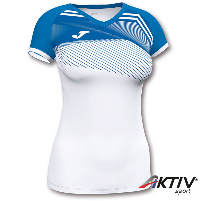 Röplabda mez Joma Supernova II női rövid ujjú fehér-kék XL