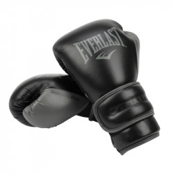 Bokszkesztyű Everlast Powerlock 2R tépőzáras fekete Sportszer Everlast