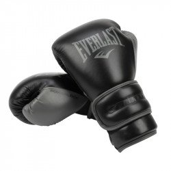 Bokszkesztyű Everlast Powerlock 2R tépőzáras fekete Sportszer Everlast