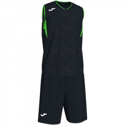 Kosárlabda mez szett Joma Campus fekete-zöld XL Kosárlabda mezek Joma