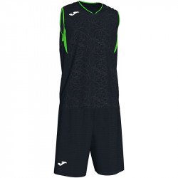 Kosárlabda mez szett Joma Campus fekete-zöld XL Kosárlabda mezek Joma