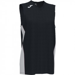 Kosárlabda mez felső női Joma Cancha III fekete ujjatlan XL Kosárlabda mezek Joma