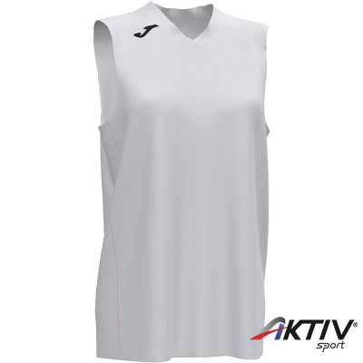 Kosárlabda mez felső női Joma Cancha III fehér ujjatlan XL