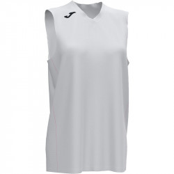 Kosárlabda mez felső női Joma Cancha III fehér ujjatlan XL Kosárlabda mezek Joma