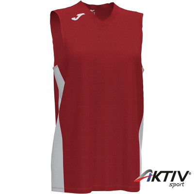 Kosárlabda mez felső női Joma Cancha III piros ujjatlan XL