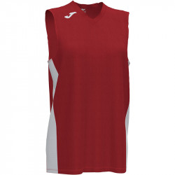 Kosárlabda mez felső női Joma Cancha III piros ujjatlan XL Kosárlabda mezek Joma