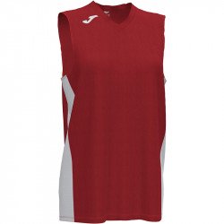 Kosárlabda mez felső női Joma Cancha III piros ujjatlan XL Kosárlabda mezek Joma
