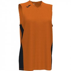 Kosárlabda mez felső női Joma Cancha III narancssárga ujjatlan XL Kosárlabda mezek Joma