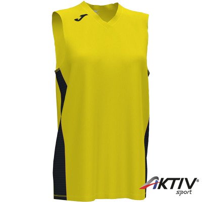 Kosárlabda mez felső női Joma Cancha III sárga ujjatlan XL