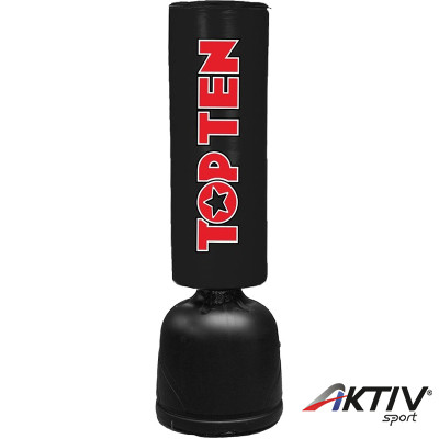 Álló boxzsák Top Ten állítható magasságú fekete-piros