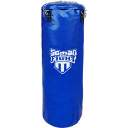 Boxzsák Saman Spirit of Fight kék 120x40 cm műbőr Sportszer Saman
