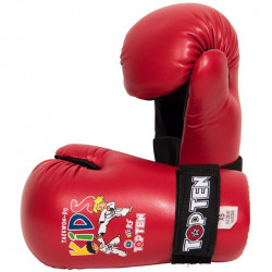 Semi-contact kesztyű Top Ten ITF Kids piros Sportszer Top Ten