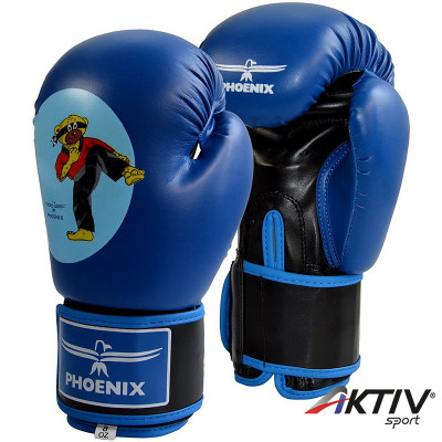 Boxkesztyű Phoenix Junior Budobear 4 oz kék