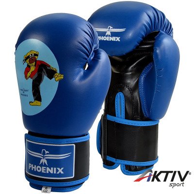 Boxkesztyű Phoenix Junior Budobear 4 oz kék