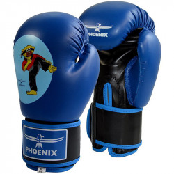 Boxkesztyű Phoenix Junior Budobear 4 oz kék Sportszer Phoenix