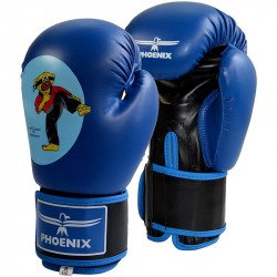 Boxkesztyű Phoenix Junior Budobear 4 oz kék Sportszer Phoenix