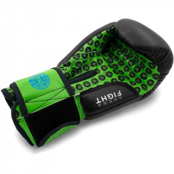 Boxkesztyű Top Ten Fight fekete-zöld