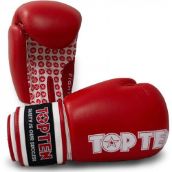 Boxkesztyű Top Ten Fight piros Sportszer Top Ten
