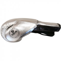 Boxkesztyű Saman Felix Promotion fűzős ezüst 8 oz