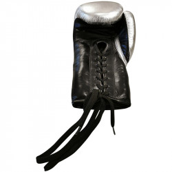 Boxkesztyű Saman Felix Promotion fűzős ezüst 8 oz