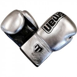 Boxkesztyű Saman Felix Promotion fűzős ezüst 8 oz Sportszer Saman