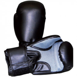 Boxkesztyű Phoenix Mesh műbőr szénszálas hatású fekete-szürke