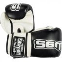 Boxkesztyű Saman Colours 1985 műbőr fekete-fehér