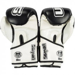 Boxkesztyű Saman Colours 1985 műbőr fekete-fehér