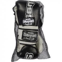 Boxkesztyű Saman Colours 1985 műbőr fekete-fehér