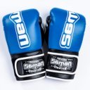 Boxkesztyű Saman Colours 1985 műbőr kék-fekete 12 oz