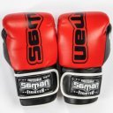 Boxkesztyű Saman Colours 1985 műbőr piros-fekete 10 oz