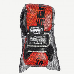 Boxkesztyű Saman Colours 1985 műbőr piros-fekete 10 oz