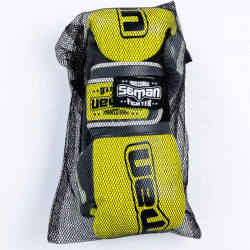 Boxkesztyű Saman Colours 1985 műbőr sárga-szürke 10 oz