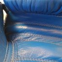 Boxkesztyű Saman Competition bőr kék 10 oz