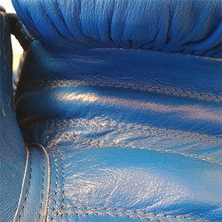 Boxkesztyű Saman Competition bőr kék 10 oz