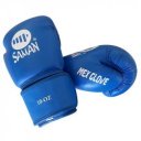 Boxkesztyű Saman Mex Glove bőr kék 10 oz