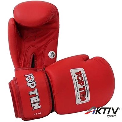 Boxkesztyű Top Ten AIBA piros